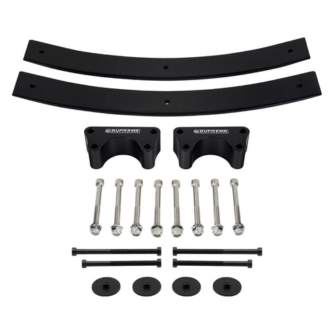 Full Front + Rear AAL Lift Level Kit For 1986-1995 Toyota IFS Pickup 4x2-Suspension Lift Kits-Supreme Suspensions®-3"-2"-Black-Supreme Suspensions®