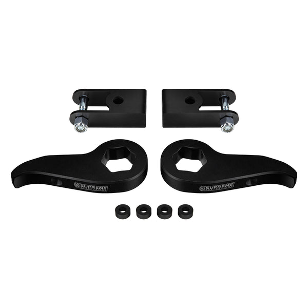 2011-2019 Chevy Silverado 3500HD Front Suspension Lift Kit & Shock Extenders 4WD 4x4