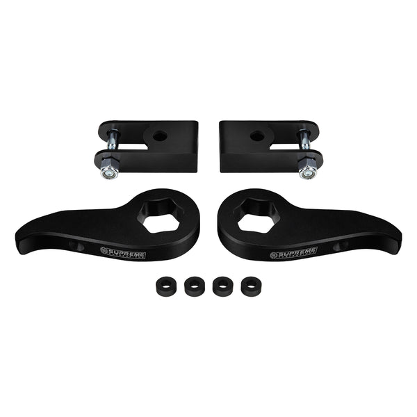 2011-2019 GMC Sierra 2500hd Kit de levage de suspension avant et rallonges d'amortisseur 4wd 4x4