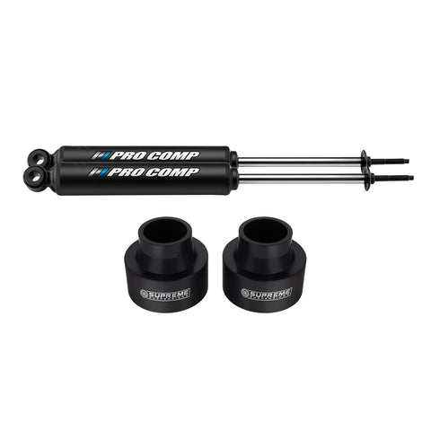 1999-2004 Jeep Grand Cherokee WJ Front Suspension Lift Spacers with Pro Comp PRO-X Twin Tube Shocks 2WD 4WD-Suspension Lift Kits-Pro Comp and Supreme Suspensions-Supreme Suspensions®