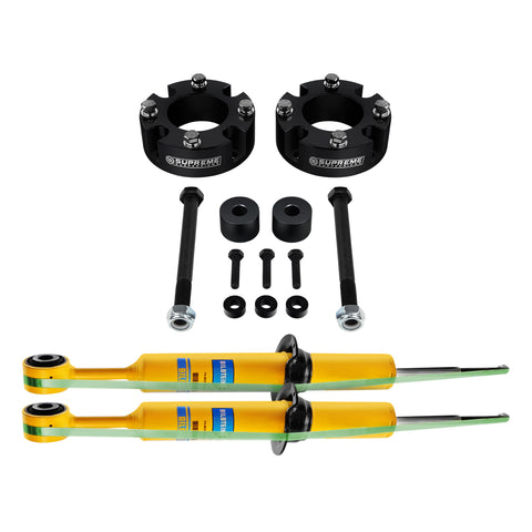 2008-2009 Toyota Sequoia Front Suspension Lift Kit with Differential Drop Kit & Bilstein Shocks 4WD-Suspension Lift Kits-Bilstein and Supreme Suspensions-Supreme Suspensions®