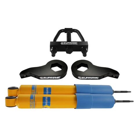 2003-2010 Hummer H2 3" Kit de elevação de suspensão dianteira ajustável com ferramenta e amortecedores Bilstein 4WD 4x4-Suspension Lift Kits-Bilstein e Supreme Suspensions-4600 Series-Supreme Suspensions®