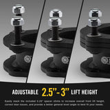 2007-2021 Toyota Sequoia 2.5" to 3" Adjustable Front Suspension Leveling Lift Kit 2WD 4WD