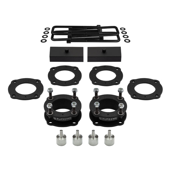 2007-2021 Toyota Tundra Full Suspension Lift Kit 2WD 4WD | FEATURES SUPREME'S NEW ADJUSTABLE FRONT STRUT SPACERS SET