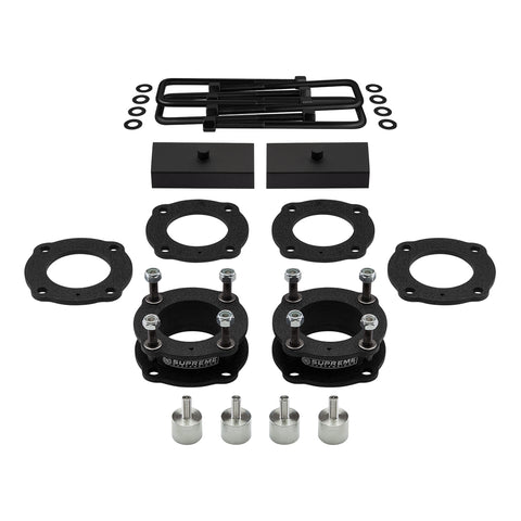 2007-2021 Toyota Tundra Full Suspension Lift Kit 2WD 4WD | FEATURES SUPREME'S NEW ADJUSTABLE FRONT STRUT SPACERS SET-Suspension Lift Kits-Supreme Suspensions®-Adjustable from 2.5" to 3"-1" Lift-Supreme Suspensions®