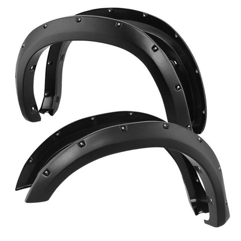 1999-2007 Ford F350 Superduty 4-delad nitstil Spyder Fender Flares-Fender Flares-Spyder-texturerad svart-Supreme Suspensions®