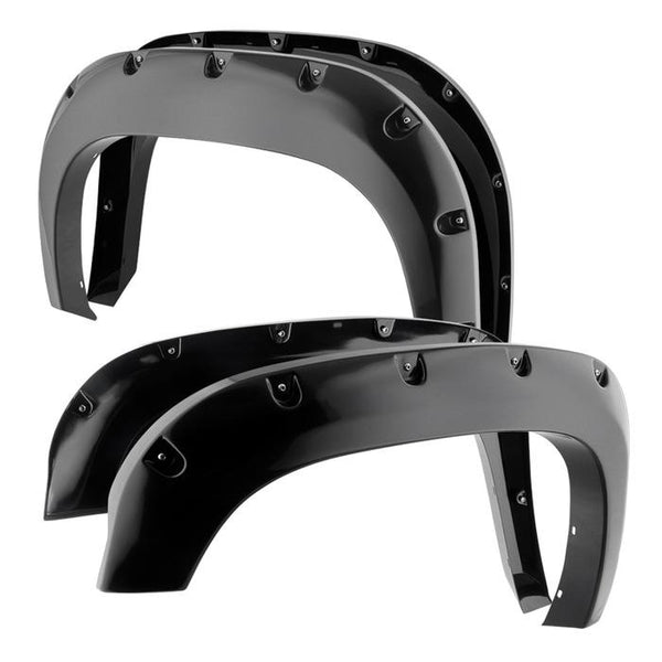 2007-2013 GMC Sierra 2500 4pc Bolt-on Rivet Style Spyder Fender Flares
