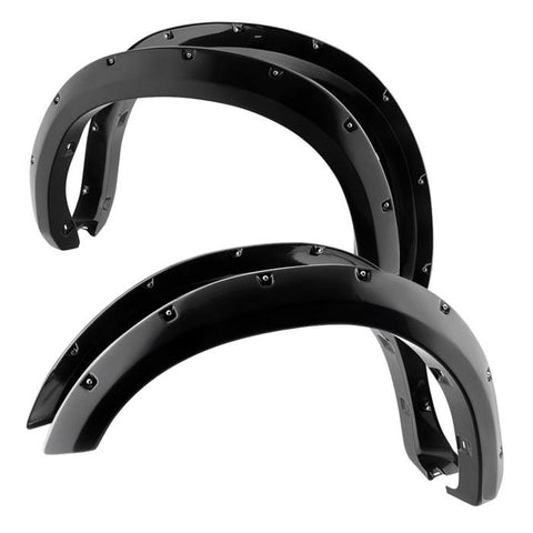 2007-2013 Toyota Tundra 4pc Bolt-on Rivet Style Spyder Fender Flares-Fender Flares-Spyder-Supreme Suspensions®