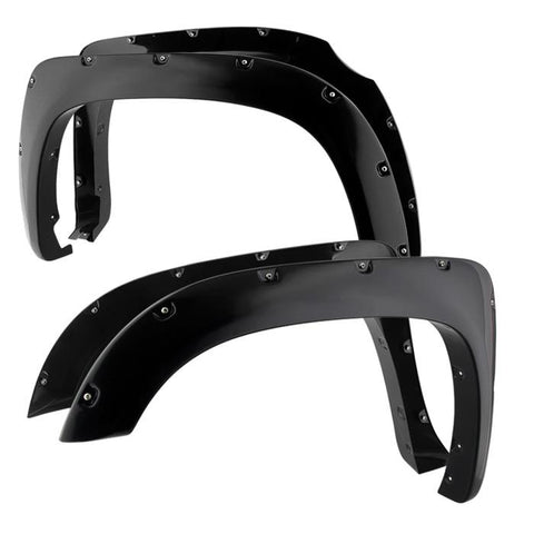 2014-2019 Toyota Tundra 4pc Bolt-on Rivet Style Spyder Fender Flares-Fender Flares-Spyder-Supreme Suspensions®