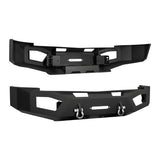 2007-2013 Chevrolet Silverado 1500 Heavy-Duty Winch Front Bumper, Black Wrinkle