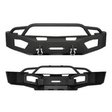 2007-2013 Chevrolet Silverado 1500 Heavy-Duty Off-Road Utility Winch Front Bumper with Bull Bar