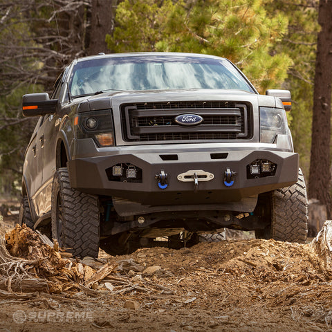 2009-2014 Ford एफ-150 प्रीमियम फ्रंट बम्पर 2डब्ल्यूडी 4डब्ल्यूडी-आर्मर - बम्पर-सुप्रीम सस्पेंशन®-सुप्रीम सस्पेंशन®