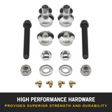 2004-2022 Ford F-150 Upper Control Arms with Uni-Ball FK Bearings & Polyurethane Bushings 2WD 4WD