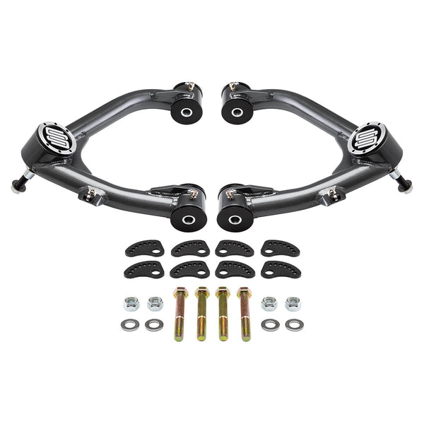 2007-2020 GMC Yukon XL 1500 Uni-Ball Upper Control Arms with Camber/Caster Adjusting & Lockout Kit 2WD 4WD