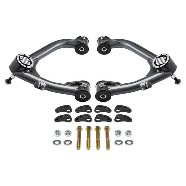 2007-2020 GMC Yukon 1500 Uni-Ball Upper Control Arms with Camber/Caster Adjusting & Lockout Kit 2WD 4WD