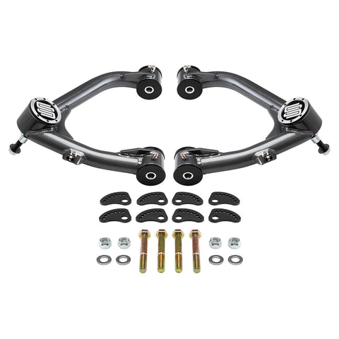 2007-2013 Chevrolet Avalanche 1500 Uni-Ball övre kontrollarmar med Camber/Caster justering och lockoutsats 2WD 4WD-kontrollarmar-Supreme Suspensions®-Black-Supreme Suspensions®