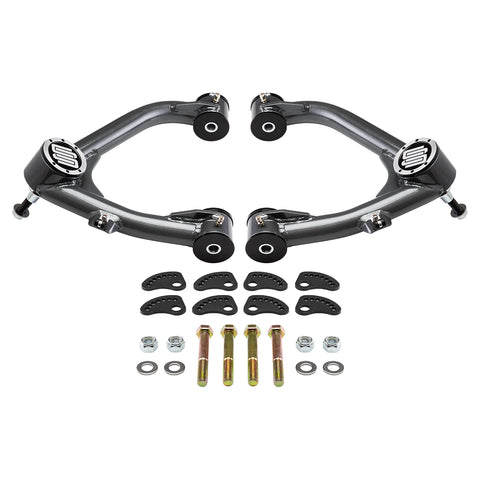 2007-2018 Chevrolet Silverado 1500 Uni-Ball Övre kontrollarmar med Camber/Caster Justering & Lockout Kit 2WD 4WD-Control Arms-Supreme Suspensions®-Black-Supreme Suspensions®