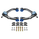 2007-2020 Chevrolet Suburban 1500 Uni-Ball Upper Control Arms with Camber/Caster Adjusting & Lockout Kit 2WD 4WD