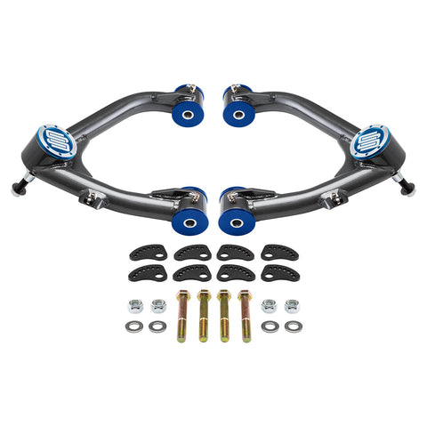 2007-2020 Chevrolet Suburban 1500 Uni-Ball övre kontrollarmar med Camber/Caster justering och lockoutsats 2WD 4WD-kontrollarmar-Supreme Suspensions®-Blue-Supreme Suspensions®