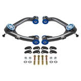 2007-2018 GMC Sierra 1500 Uni-Ball Upper Control Arms with Camber/Caster Adjusting & Lockout Kit 2WD 4WD