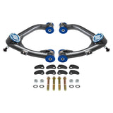 2007-2013 Chevrolet Avalanche 1500 Uni-Ball Upper Control Arms with Camber/Caster Adjusting & Lockout Kit 2WD 4WD