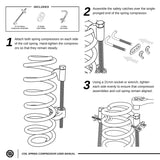Verktøy for fjerning og installasjon av spiralfjærkompressor