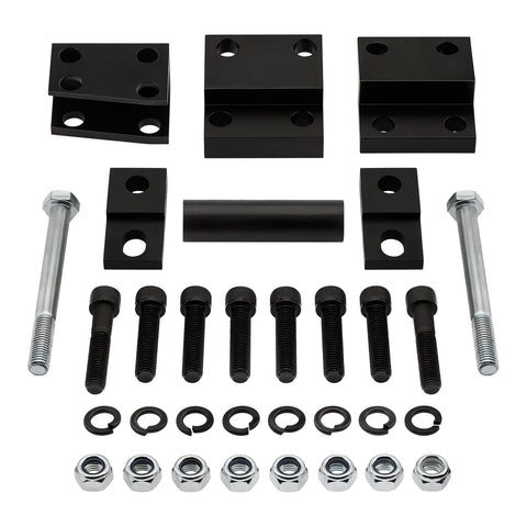 2007-2009 Chrysler Aspen Steel Differential Drop Brackets Kit 4WD-Lift Kit Accessories-Supreme Suspensions®-Supreme Suspensions®