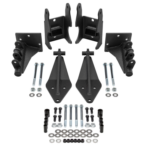 1999-2004 Ford F-250 Super Duty 4WD Rear Dual Shock Mount Conversion Brackets-Lift Kit Accessories-Supreme Suspensions®-Supreme Suspensions®