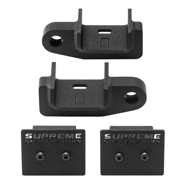 2005-2023 Toyota Tacoma Bolt-On Shackle Mount Recovery Brackets and Frame Reinforcement Caps