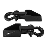 2007-2021 Toyota Tundra Front Shackle Mount Recovery Brackets with 3/4" D Ring Shackles Set