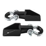 2007-2021 Toyota Tundra Front Shackle Mount Recovery Brackets with 3/4" D Ring Shackles Set