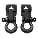 2009-2020 Ford F-150 Front Shackle Mount Recovery Brackets with 3/4" D-Ring Shackles Set