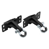 2017-2019 Ford F-350 Super Duty Front Shackle Mount Recovery Brackets with 3/4" D-Ring Shackles Set