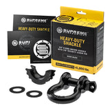 Supreme Suspensions® Multi-Function Hitch Receiver Skid Plate with 3/4" D Ring Shackle & 30' Recovery Tow Strap