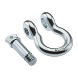 2017-2019 Ford F-250 Super Duty Front Shackle Mount Recovery Brackets with 3/4" D-Ring Shackles Set