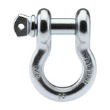 Grillete de anclaje con anillo en D de 3/4" de servicio pesado Supreme Suspensions® con pasador de tornillo de seguridad de 7/8", aislador de anillo en D y arandelas
