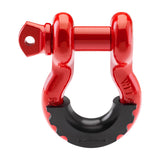 Supreme Suspensions® Multi-Function Hitch Modtager Skid Plate med 3/4" D Ring Shackle & 30' Recovery Tow Strap