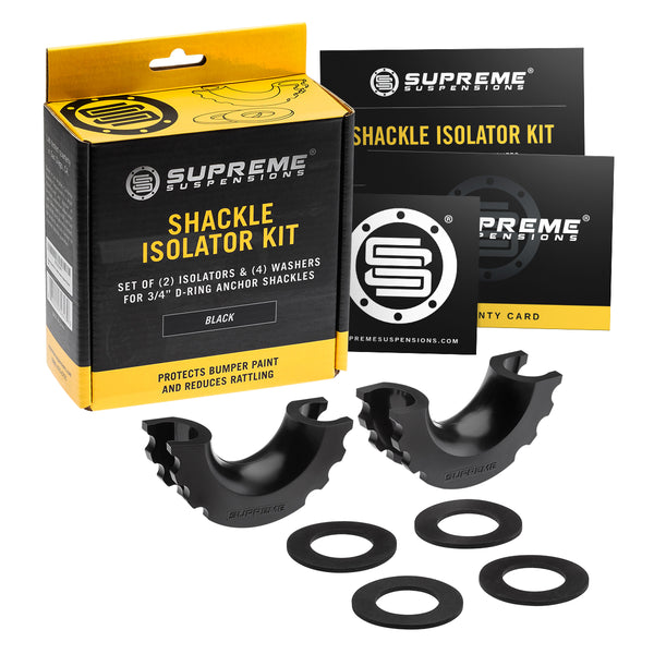 Supreme suspensions® d-ring sjakkelisolatorsett