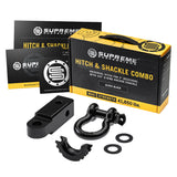 Supreme Suspensions® 3/4" D-Ring Shackle med Hitch Receiver Combo Kit