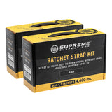 Supreme Suspensions® ラチェット タイダウン ストラップ キット - 4pc