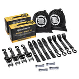 Supreme Suspensions® Spanngurt-Set mit Ratsche – 4-teilig