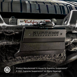 Supreme Suspensions® Multi-Function Hitch Modtager Skid Plate med 3/4" D Ring Shackle & 30' Recovery Tow Strap