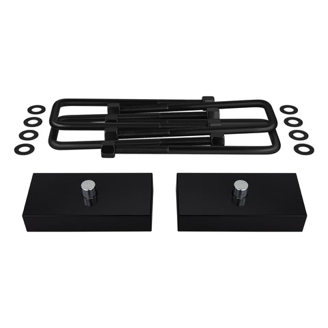 2000-2010 GMC Sierra 2500HD Rear Suspension Lift Kit Blocks & Extended U Bolts 2WD 4WD Non-Overload-Suspension Lift Kits-Supreme Suspensions®-1"-2000-2010-Supreme Suspensions®