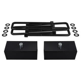 2001-2006 Chevy Avalanche 2500 Rear Suspension Lift Kit Blocks & U Bolts 2WD & 4WD Non-Overload
