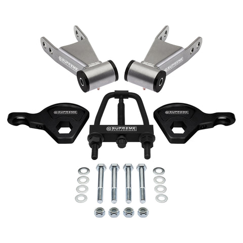 1998-2003 Dodge Durango 1-3" Front Torsion Keys + 2" Shackles With Torsion Key Unloading Tool-Suspension Lift Kits-Supreme Suspensions®-Supreme Suspensions®