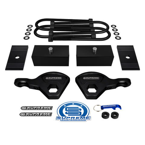 1987-2004 Dodge Dakota 4WD (9.25" Rear Axle) Full Suspension Lift Kit with Axle Shims-Suspension Lift Kits-Supreme Suspensions®-Supreme Suspensions®