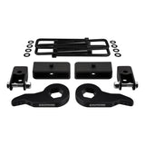 2003-2017 Chevrolet Express AWD Full Suspension Lift Kit with Rear Shock Mount Extenders (Square Bend U-Bolts)
