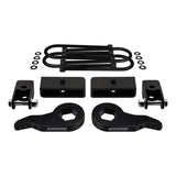 2003-2017 GMC Savana 4WD Full Suspension Lift Kit with Rear Shock Mount Extenders (Round Bend U-Bolts)