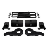 2003-2017 Chevrolet Express AWD Full Suspension Lift Kit med bakre stötfästeförlängare (Square Bend U-Bults)