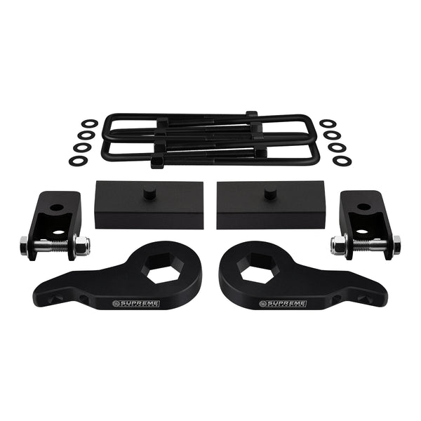 2003-2017 GMC Savana AWD Full Suspension Lift Kit with Rear Shock Mount Extenders (Square Bend U-Bolts)